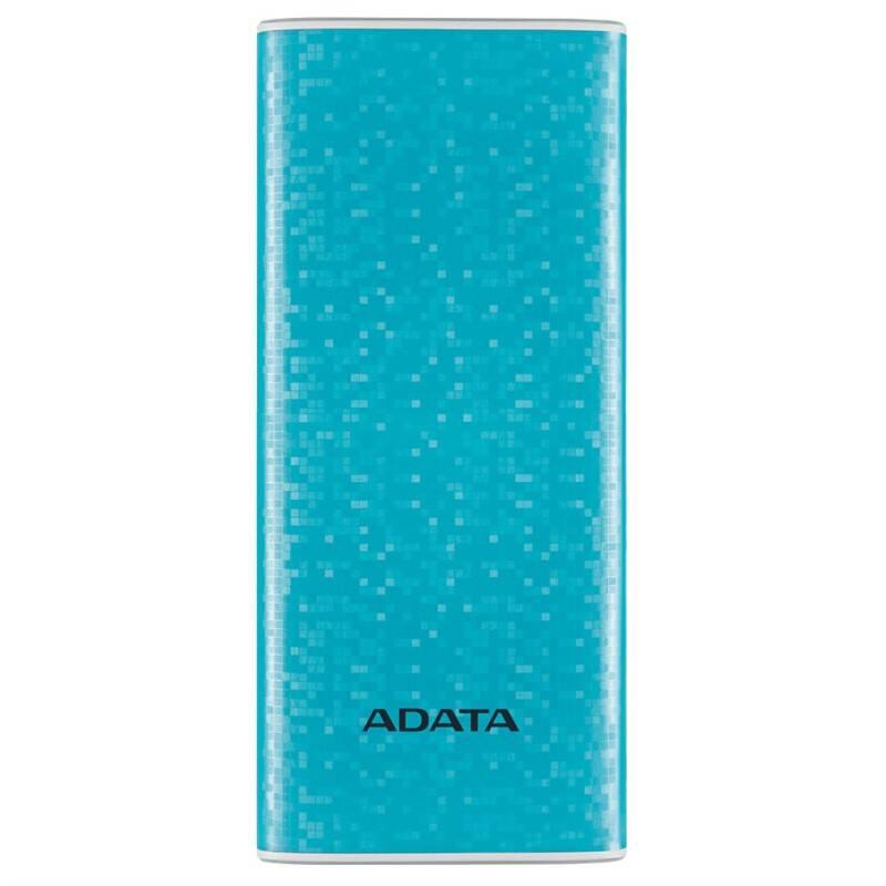 Powerbank ADATA P10000 10000mAh modrá, Powerbank, ADATA, P10000, 10000mAh, modrá