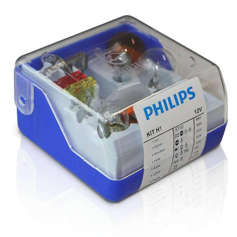 Sada Philips náhradních autožárovek H1, Sada, Philips, náhradních, autožárovek, H1
