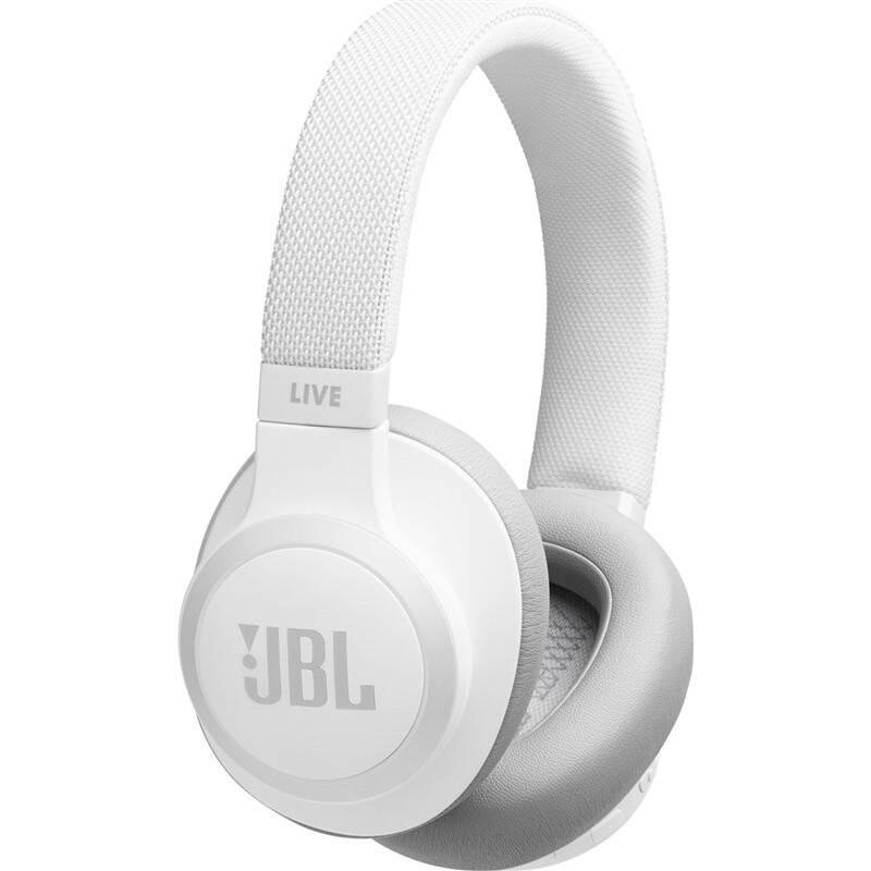 Sluchátka JBL LIVE 650BTNC bílá