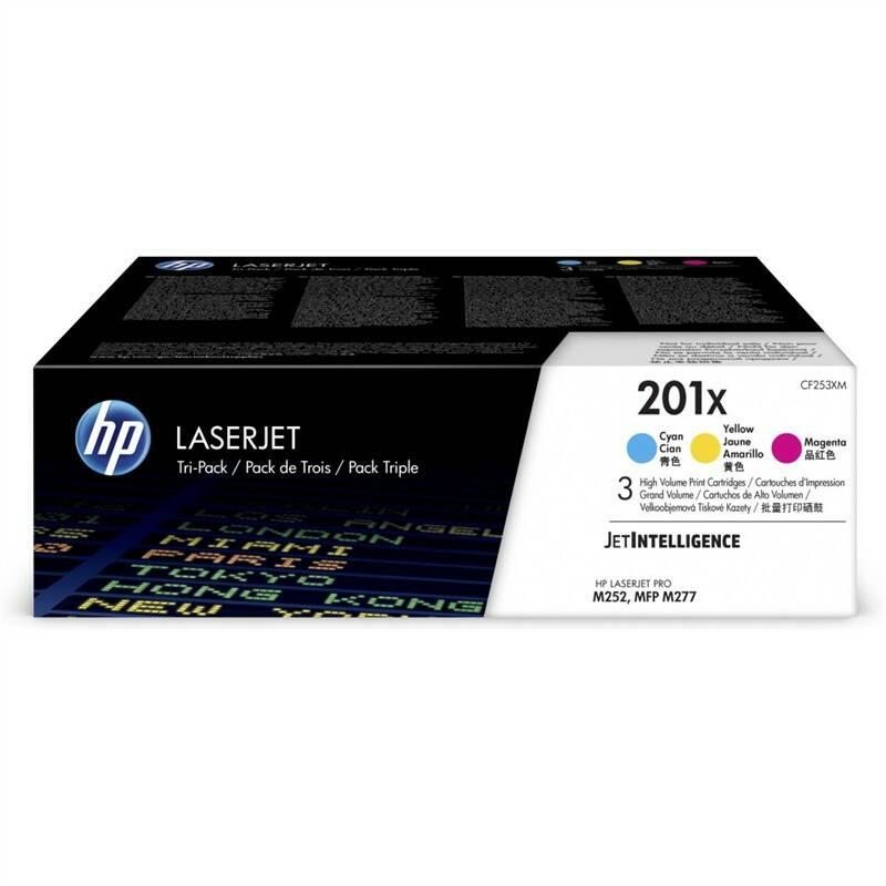 Toner HP 201X, 3x2300 stran, CMY