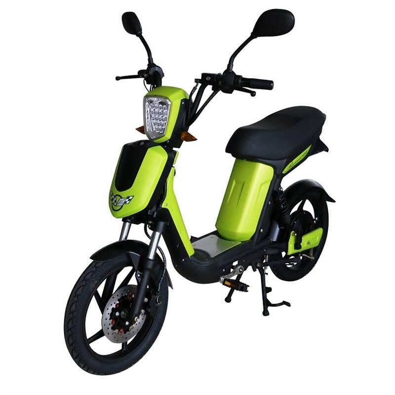 Elektrická motorka RACCEWAY E-Babeta E-BABETA, zelený-metalíza