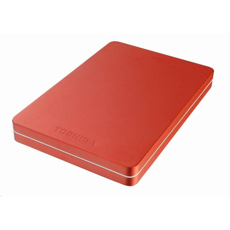 Externí pevný disk 2,5" Toshiba Canvio Alu 2TB červený
