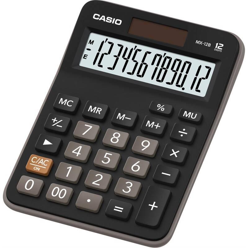 Kalkulačka Casio MX-12B BK černá, Kalkulačka, Casio, MX-12B, BK, černá