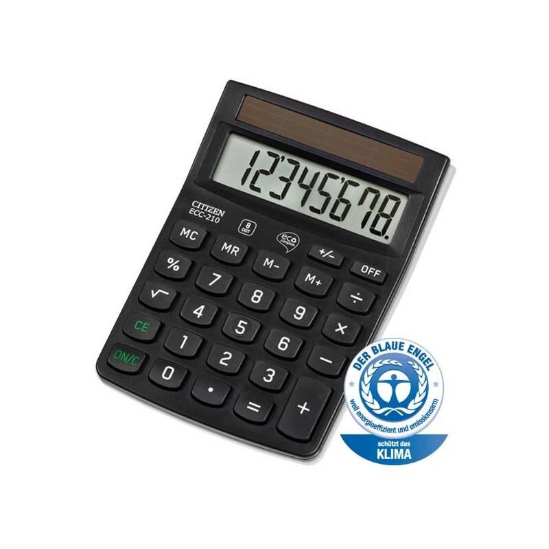Kalkulačka Citizen ECC-210 černá