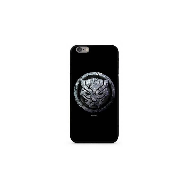 Kryt na mobil Marvel Premium Glass Black Panther pro Apple iPhone XR černý
