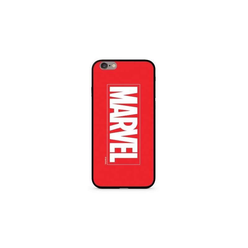 Kryt na mobil Marvel Premium Glass pro Apple iPhone X červený