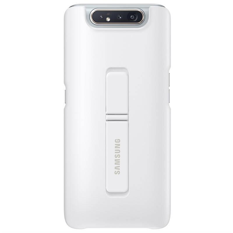 Kryt na mobil Samsung Standing Cover pro Galaxy A80 bílý