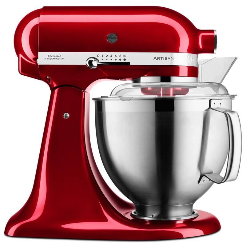 Kuchyňský robot KitchenAid Artisan 5KSM185PSECA červený