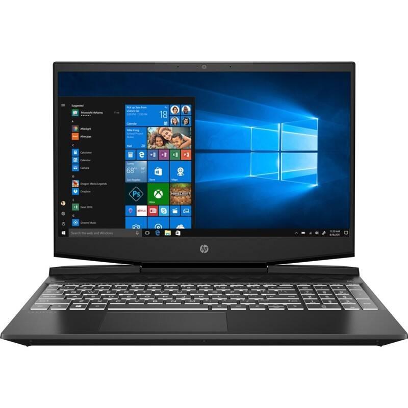 Notebook HP Pavilion Gaming 17-cd0011nc černý bílý