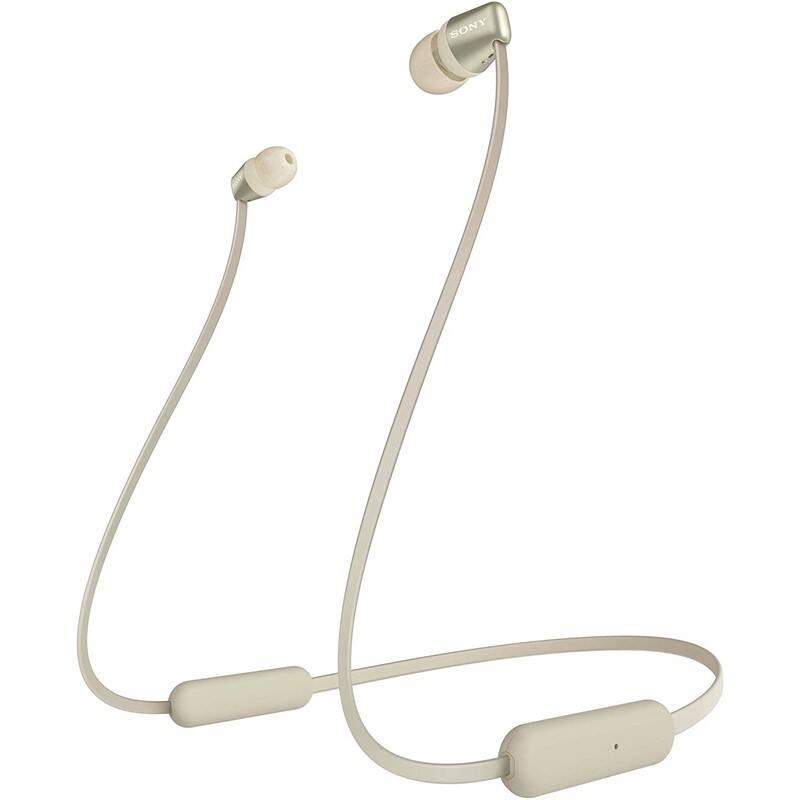 Sluchátka Sony WI-C310 zlatá