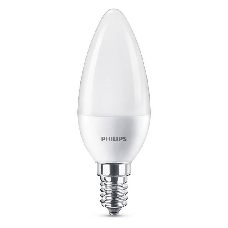Žárovka LED Philips svíčka, 7W, E14, studená bílá