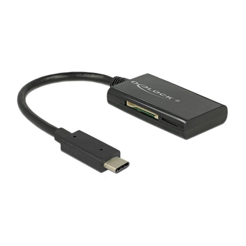 Čtečka paměťových karet DeLock USB-C SD,