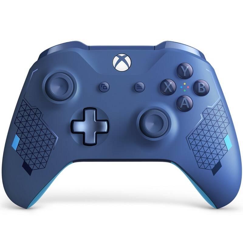Gamepad Microsoft Xbox One Wireless - Special Edition Sport Blue, Gamepad, Microsoft, Xbox, One, Wireless, Special, Edition, Sport, Blue