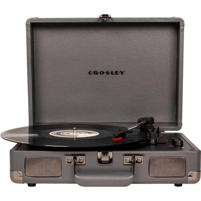Gramofon Crosley Cruiser Deluxe šedý, Gramofon, Crosley, Cruiser, Deluxe, šedý