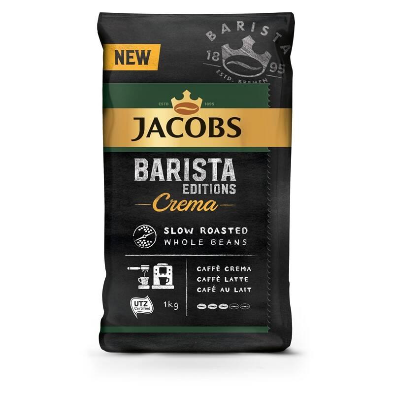 Káva zrnková Jacobs Barista Crema 1000g, Káva, zrnková, Jacobs, Barista, Crema, 1000g