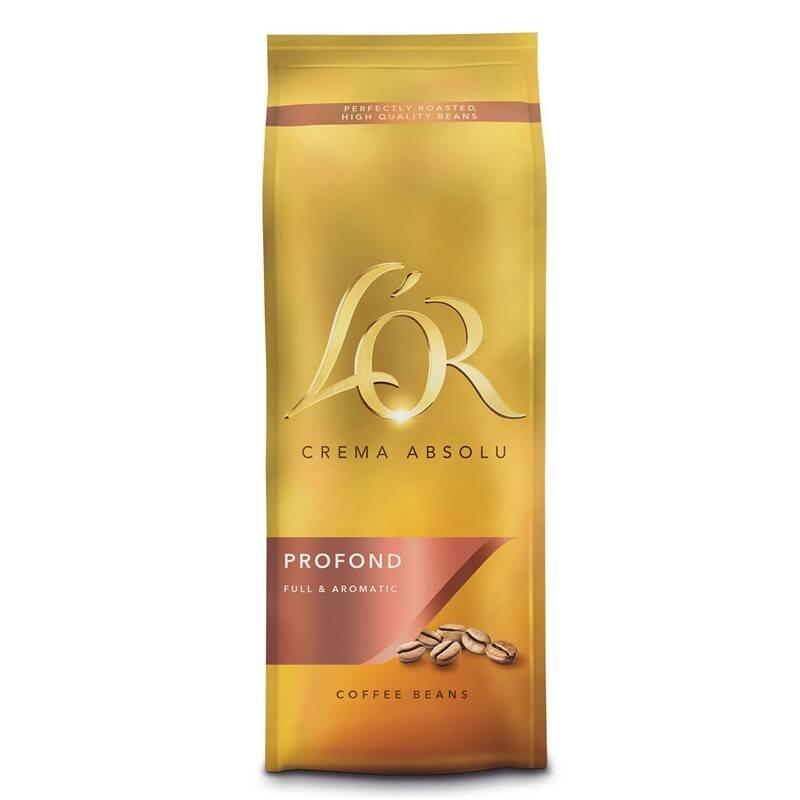 Káva zrnková L'or Crema Absolu Profond 500g, Káva, zrnková, L'or, Crema, Absolu, Profond, 500g