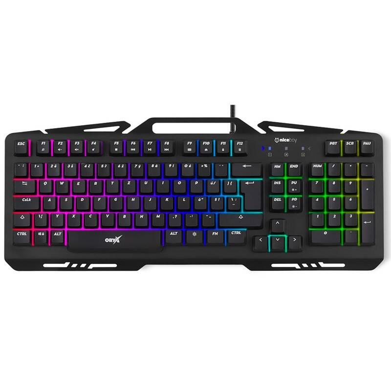 Klávesnice Niceboy ORYX K200 černá