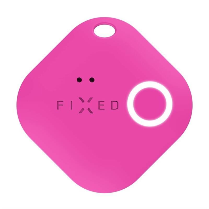 Klíčenka FIXED Smile s motion senzorem růžová