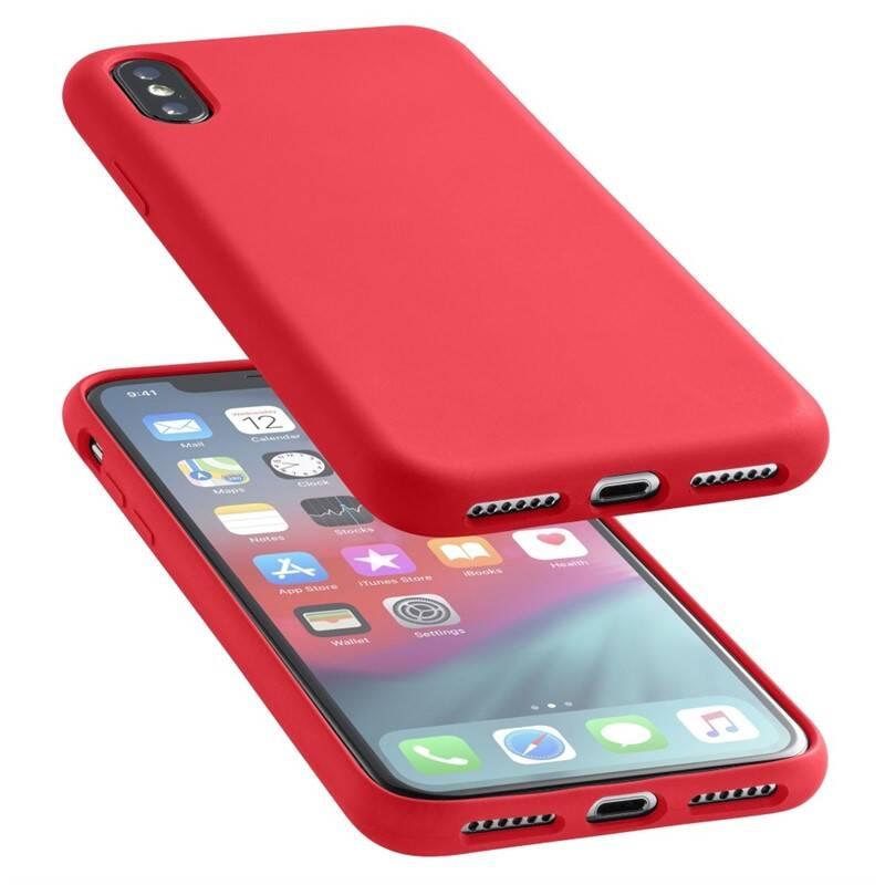 Kryt na mobil CellularLine SENSATION pro Apple iPhone Xs Max červený