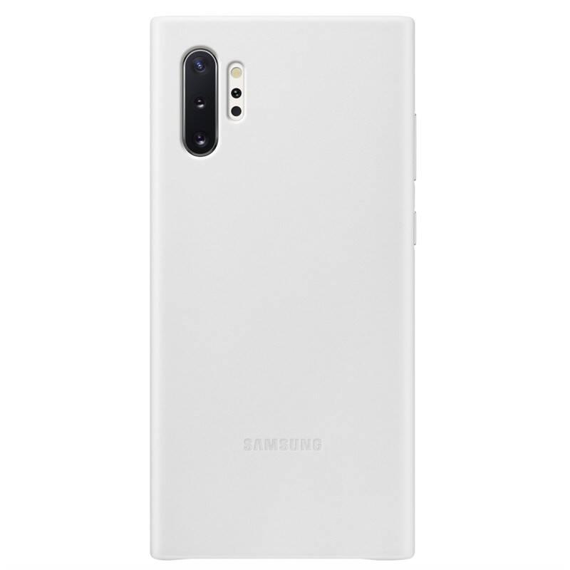 Kryt na mobil Samsung Leather Cover pro Galaxy Note10 bílý