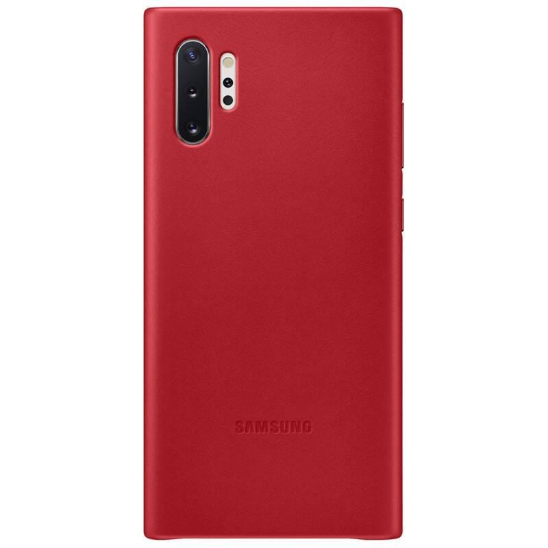Kryt na mobil Samsung Leather Cover pro Galaxy Note10 červený