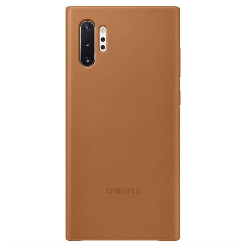 Kryt na mobil Samsung Leather Cover pro Galaxy Note10 hnědý