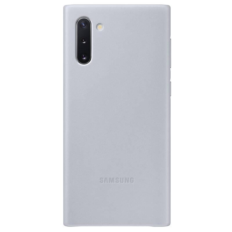 Kryt na mobil Samsung Leather Cover pro Galaxy Note10 šedý