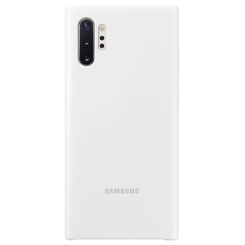 Kryt na mobil Samsung Silicon Cover pro Galaxy Note10 bílý