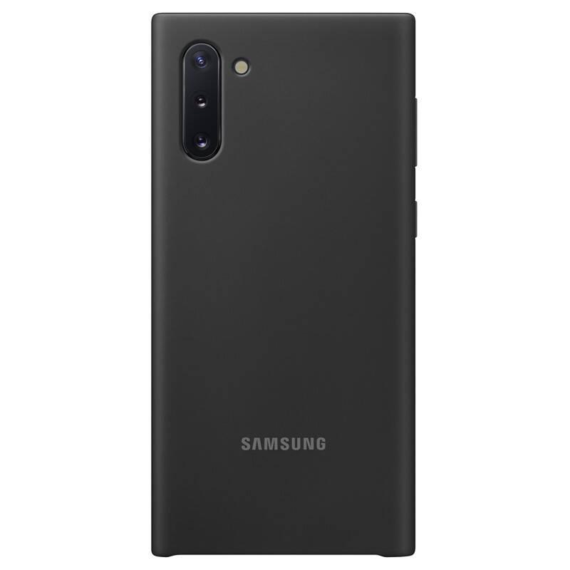 Kryt na mobil Samsung Silicon Cover pro Galaxy Note10 černý