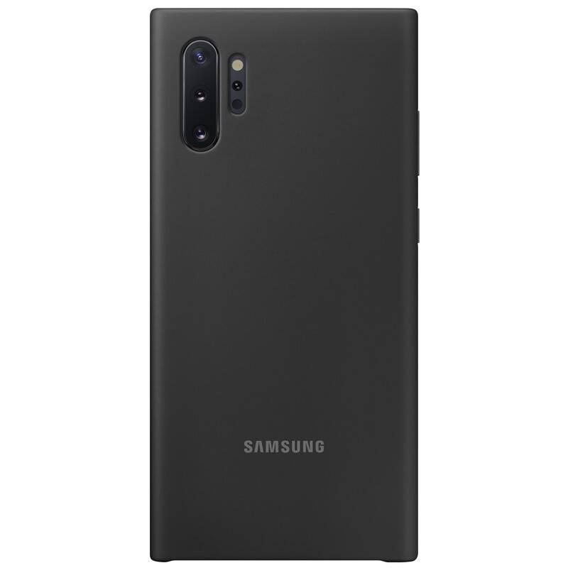 Kryt na mobil Samsung Silicon Cover pro Galaxy Note10 černý