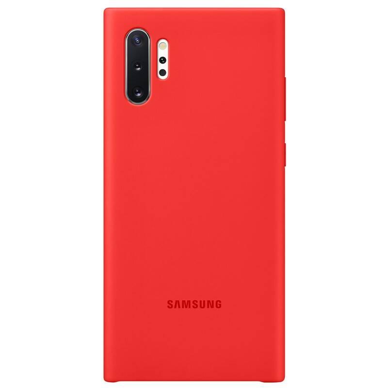Kryt na mobil Samsung Silicon Cover pro Galaxy Note10 červený