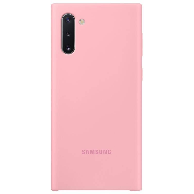 Kryt na mobil Samsung Silicon Cover pro Galaxy Note10 růžový