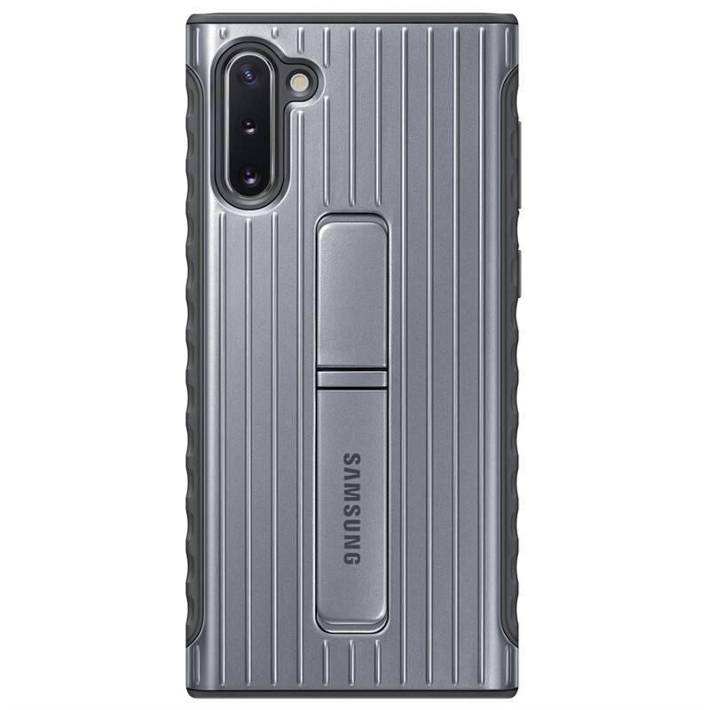 Kryt na mobil Samsung Standing Cover pro Galaxy Note10 stříbrný