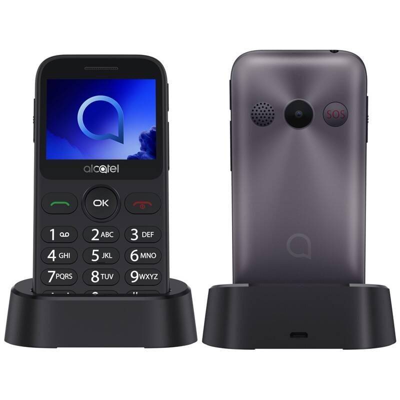 Mobilní telefon ALCATEL 2019G šedý, Mobilní, telefon, ALCATEL, 2019G, šedý