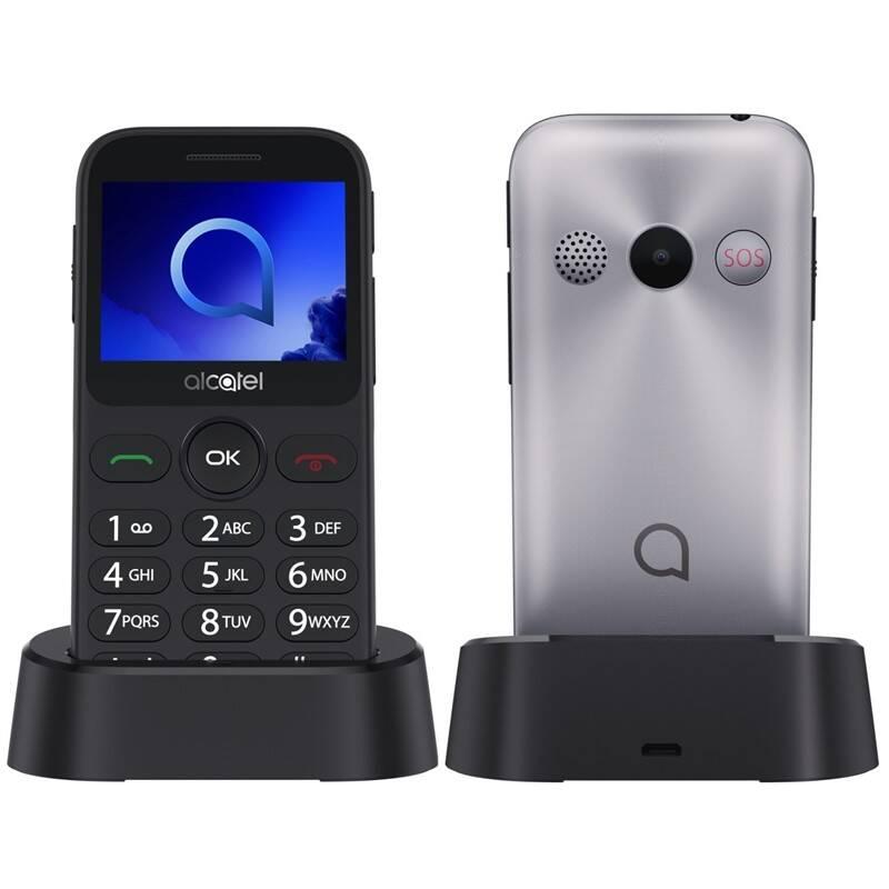 Mobilní telefon ALCATEL 2019G stříbrný, Mobilní, telefon, ALCATEL, 2019G, stříbrný