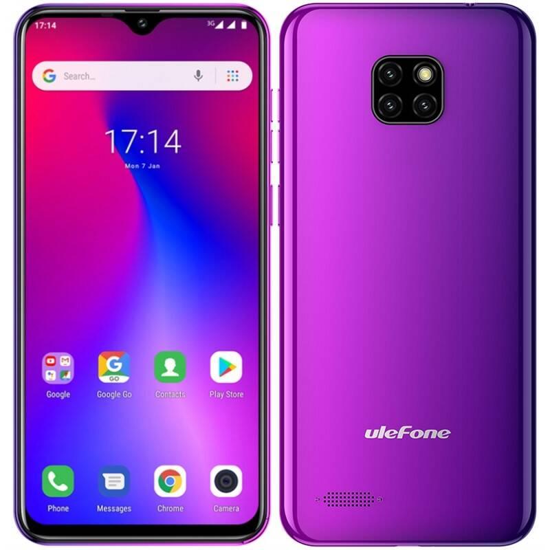 Mobilní telefon UleFone Note 7 Dual SIM fialový