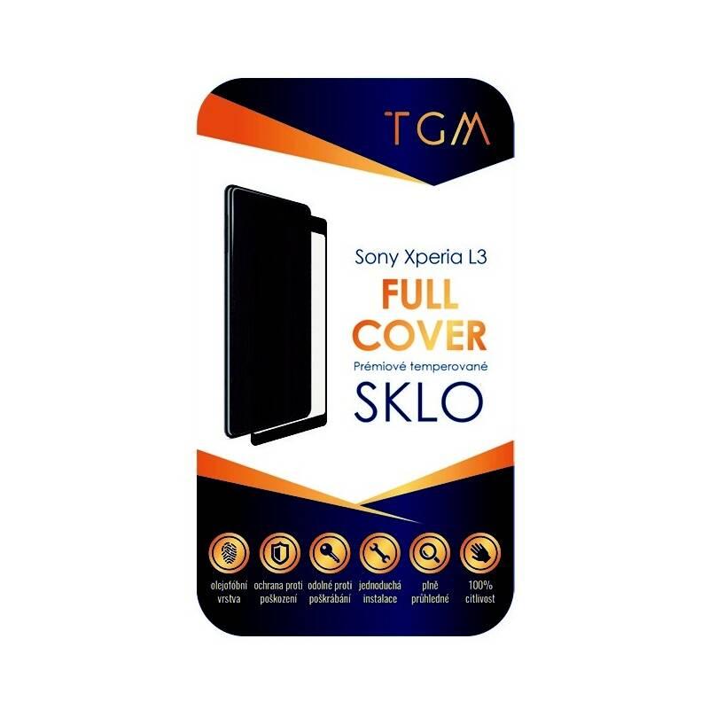 Ochranné sklo TGM Full Cover pro Sony Xperia L3 černé