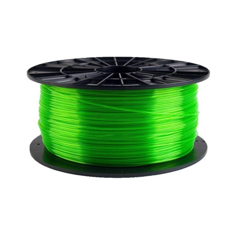 Tisková struna Filament PM 1,75 PETG, 1 kg zelená průhledná