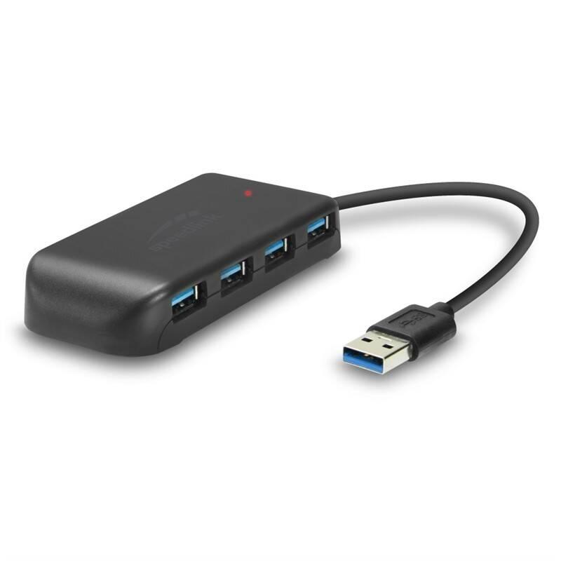USB Hub Speed Link Snappy Evo, USB 3.0 7 x USB 3.0, aktivní černý