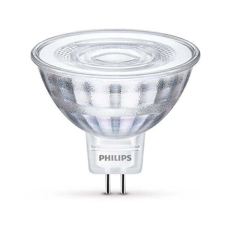 Žárovka LED Philips bodová, 5W, GU5.3, teplá bílá