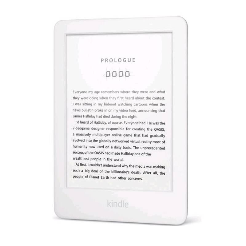 Čtečka e-knih Amazon Kindle Touch 2019 s reklamou bílá