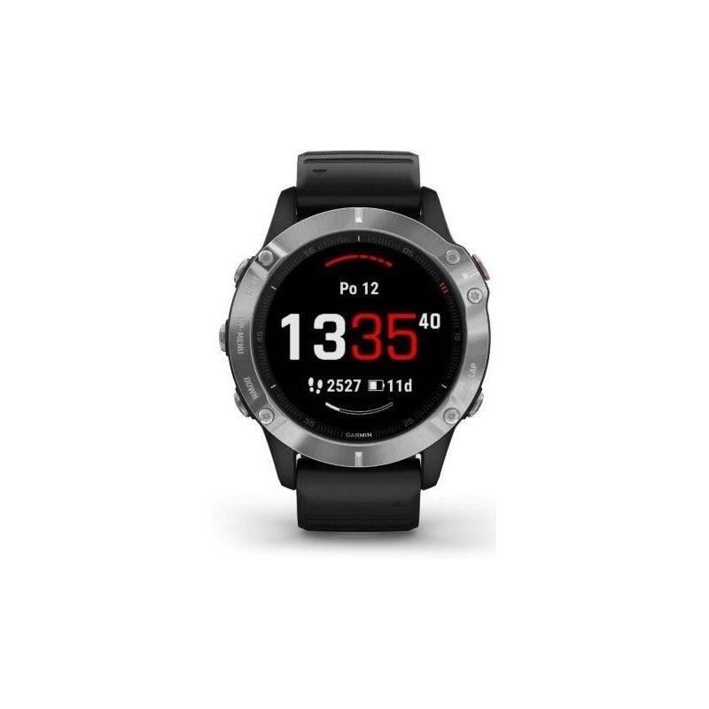 GPS hodinky Garmin fenix6 Glass černé