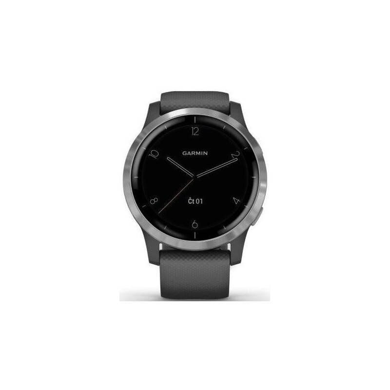 GPS hodinky Garmin vívoactive4 Silver Gray