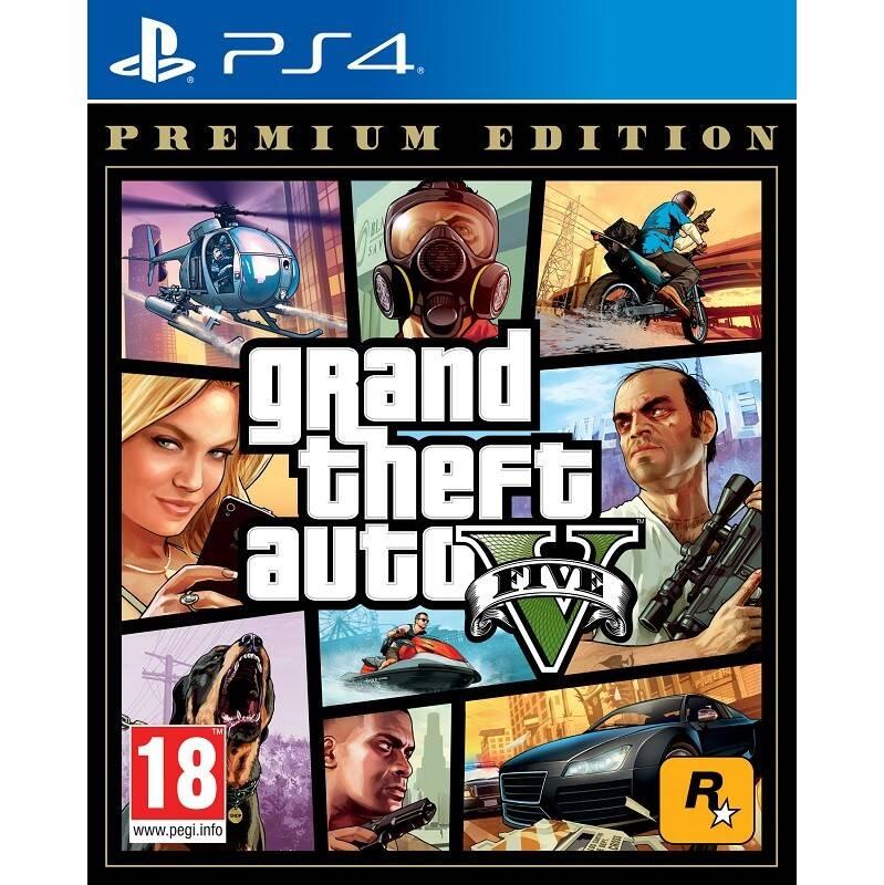 Hra RockStar PlayStation 4 Grand Theft Auto V - Premium Edition, Hra, RockStar, PlayStation, 4, Grand, Theft, Auto, V, Premium, Edition