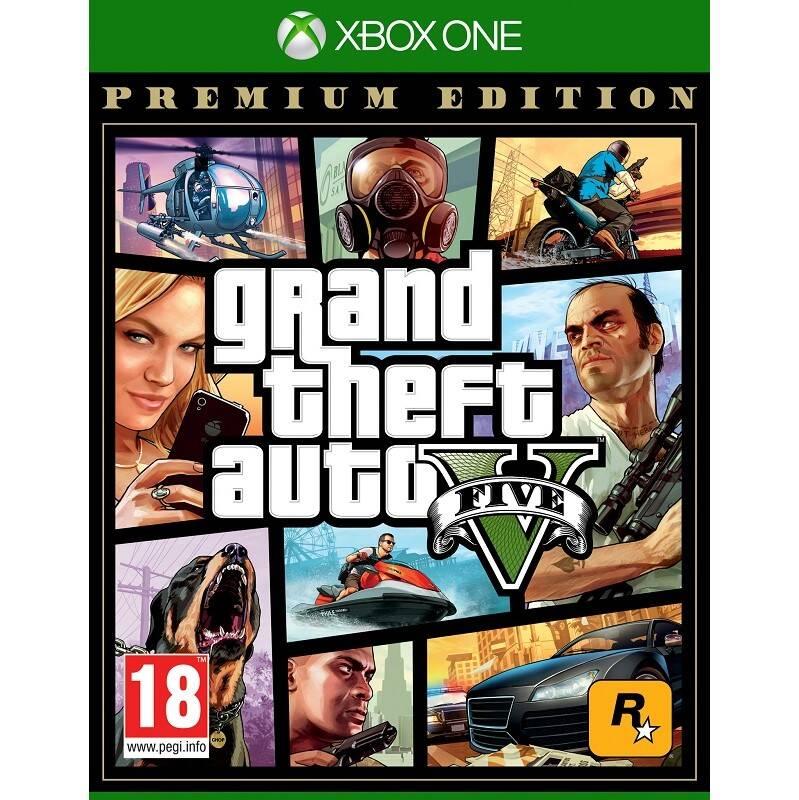 Hra RockStar Xbox One Grand Theft Auto V - Premium Edition, Hra, RockStar, Xbox, One, Grand, Theft, Auto, V, Premium, Edition