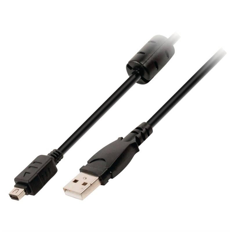 Kabel VALUELINE USB 2.0 USB-A Male Olympus 12-Pin Male, 2m černý