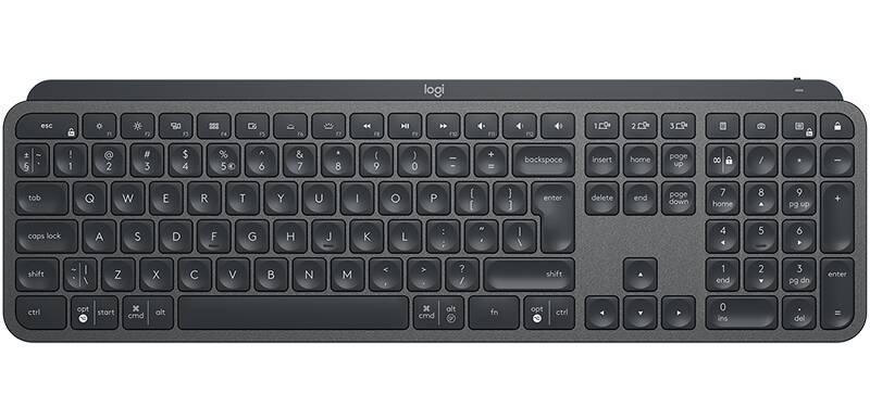 Klávesnice Logitech MX Keys, US černá, Klávesnice, Logitech, MX, Keys, US, černá