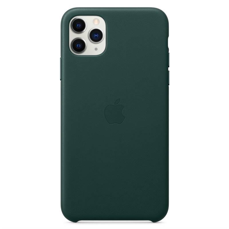 Kryt na mobil Apple Leather Case pro iPhone 11 Pro Max - piniově zelený