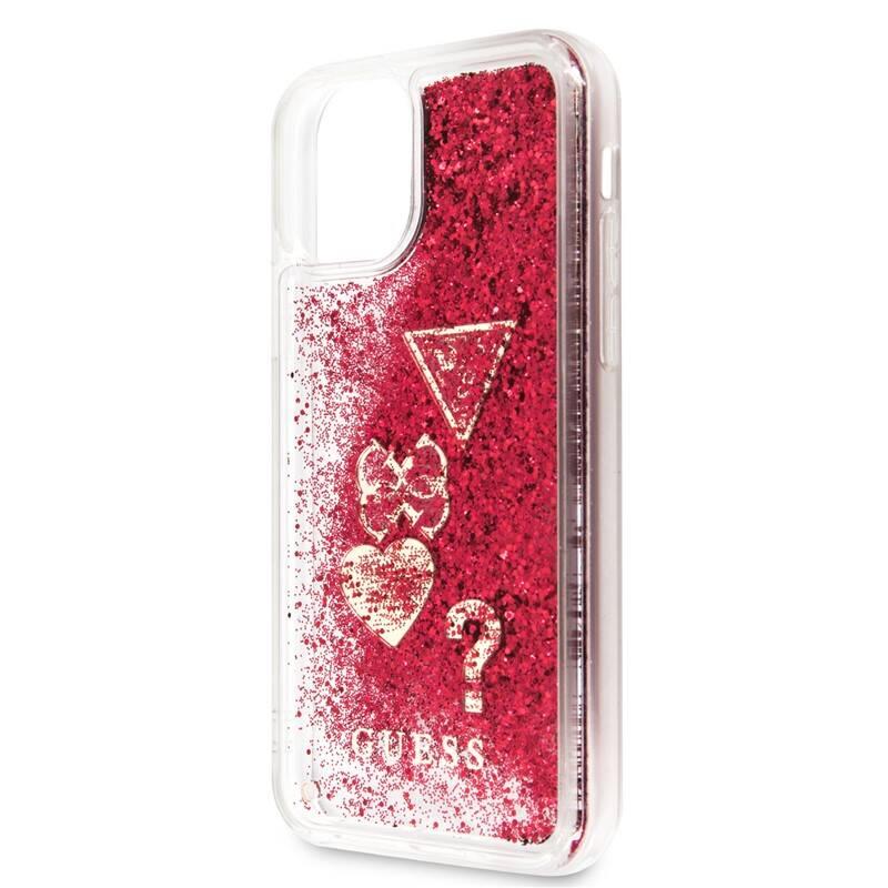 Kryt na mobil Guess Glitter Hearts