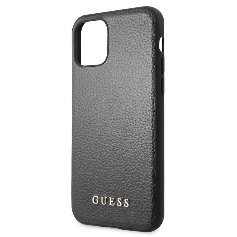 Kryt na mobil Guess Iridescent pro Apple iPhone 11 černý